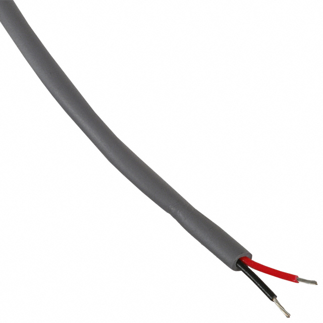 2 Conductor Multi-Conductor Cable Gray 22 AWG 100.0' (30.5m)